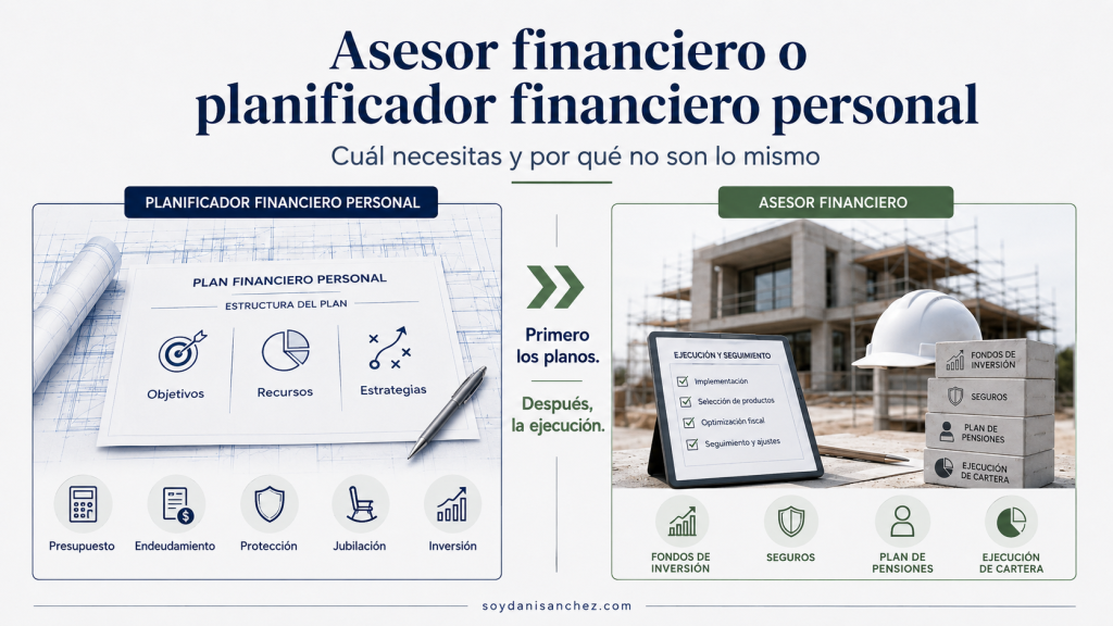 Planificador financiero asesor financiero